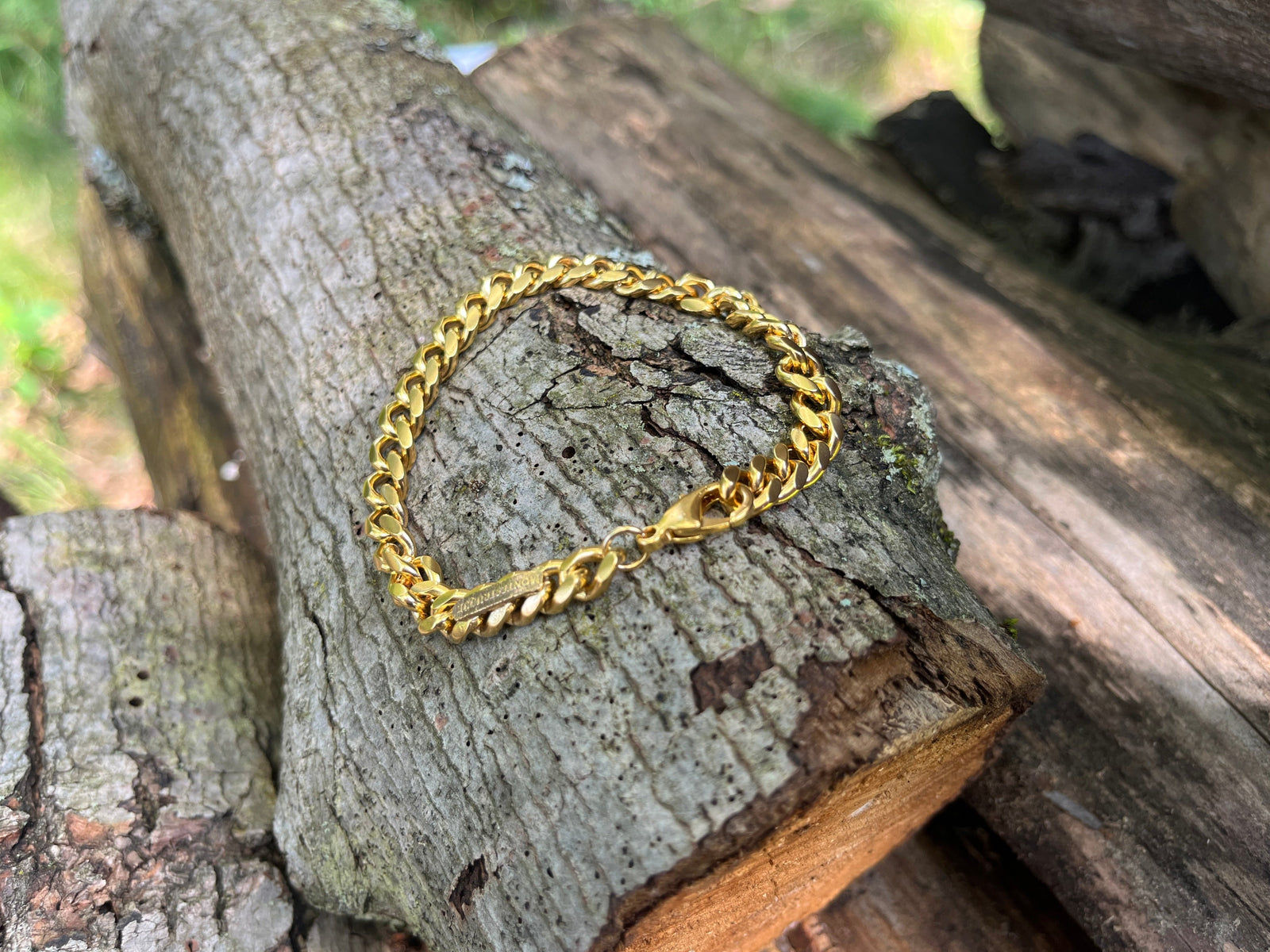 Montestruque Cuban Chain Bracelet – Bronze