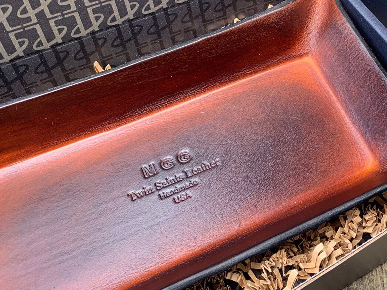 Detail of Twin Saints Logo Tray