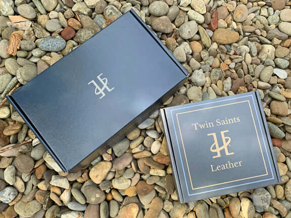Upgrade Your Gifting with our New Twin Saints Leather Gift Boxes.