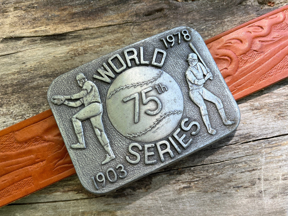 1978 Baseball World Series Belt Buckle