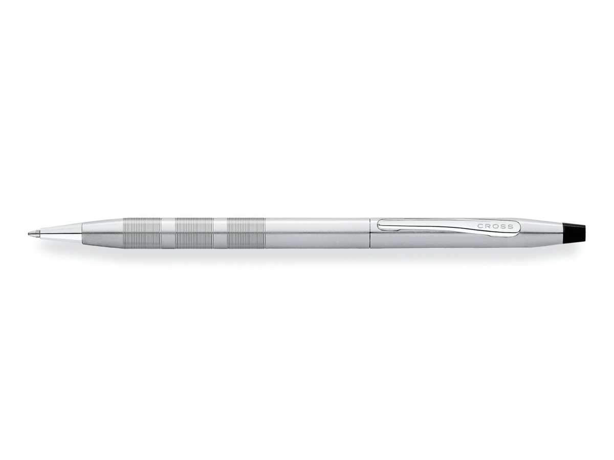 A.T. Cross Silver Satin Chrome  Ballpoint Pen