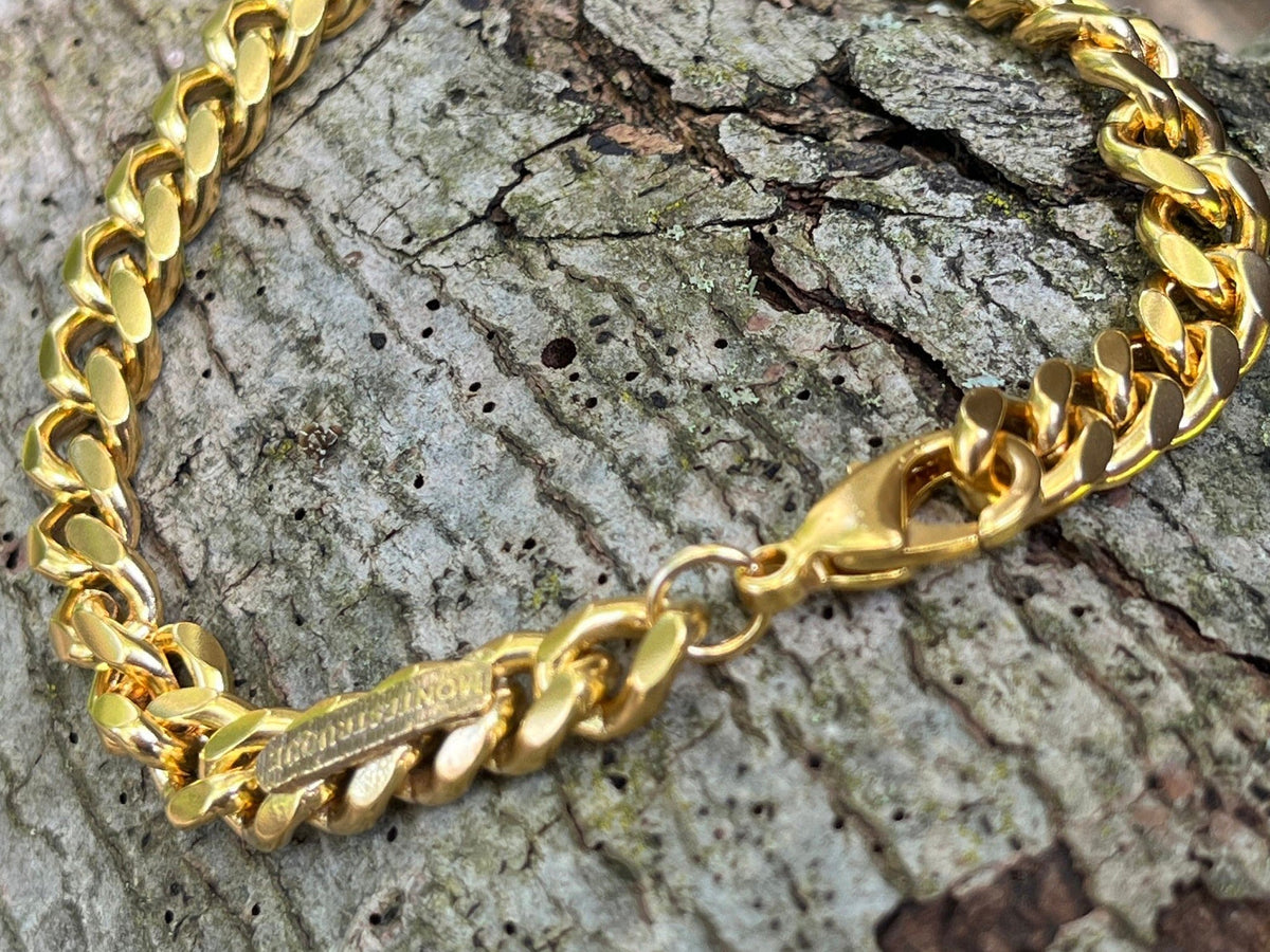 Montestruque Cuban Chain Bracelet – Bronze