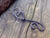 forged bottle opener keychain. 