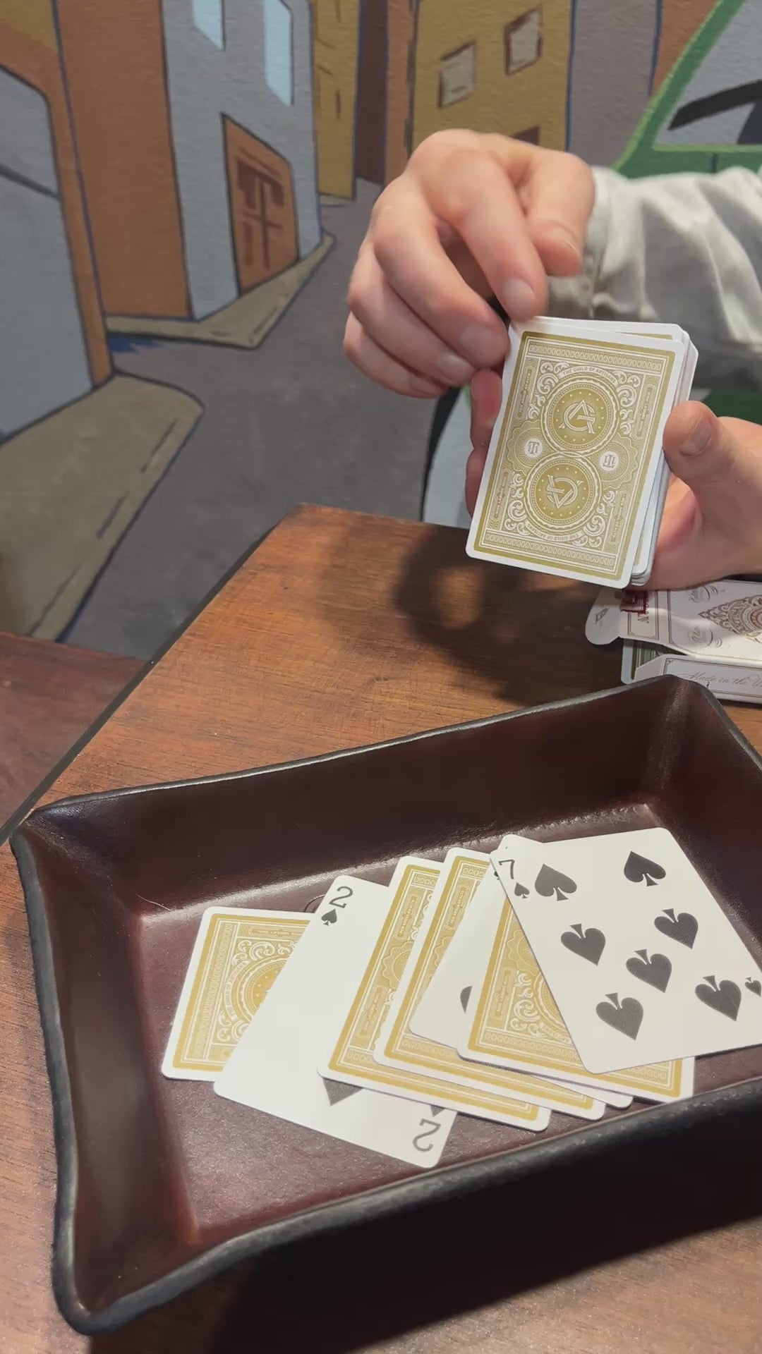 Video of White Artisan Theory 11 cards