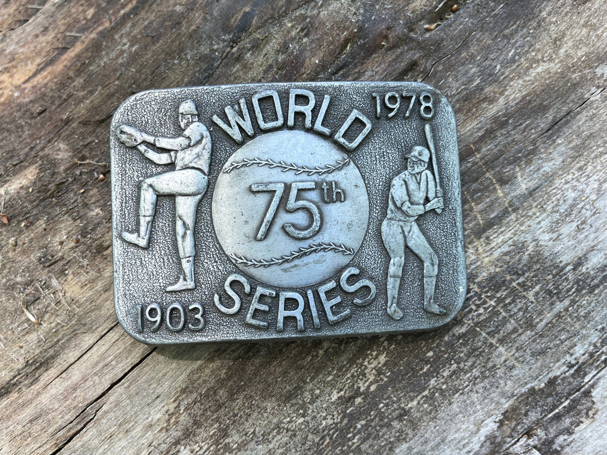 Vintage 1978 World Series belt Buckle