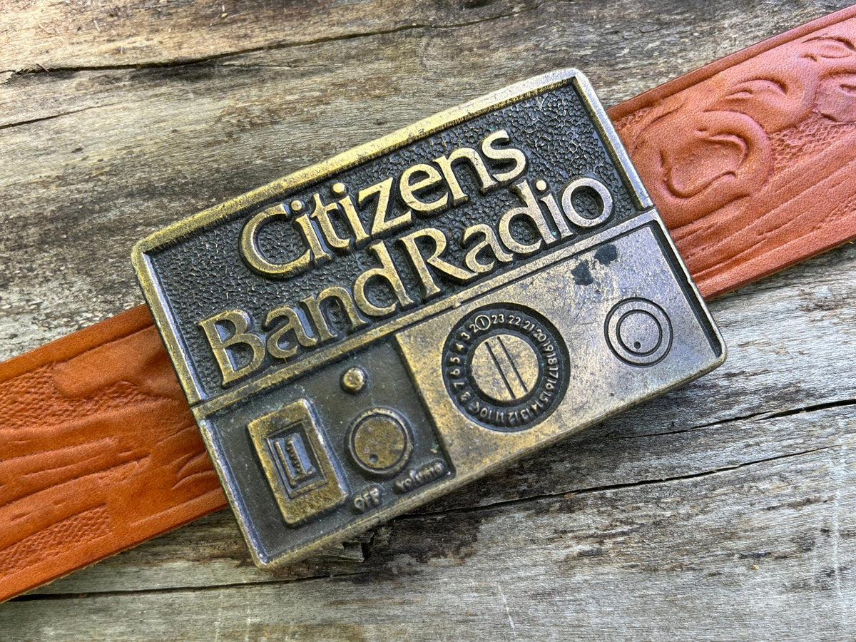 1970&#39;s citizens band radio belt buckle