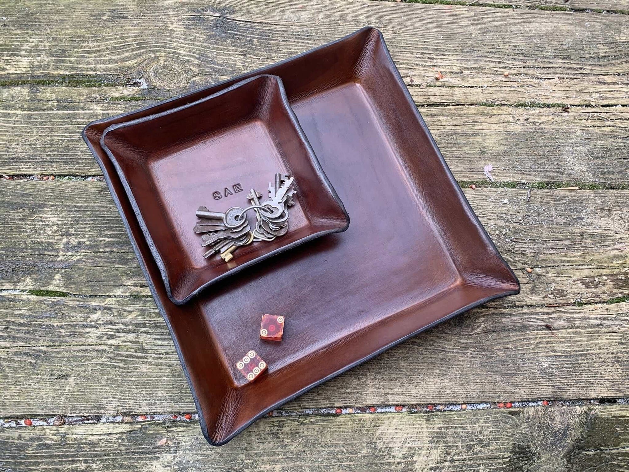 Large valet Tray. Square. Great for oranization. 