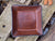 Leather anniversary gift valet tray.  Love is the beauty of the soul